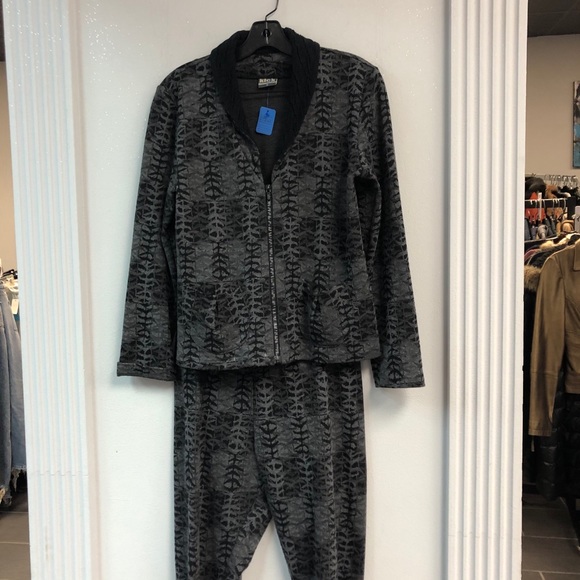 Kiok Pants - Kiok Dark Gray Two Piece Pants Set